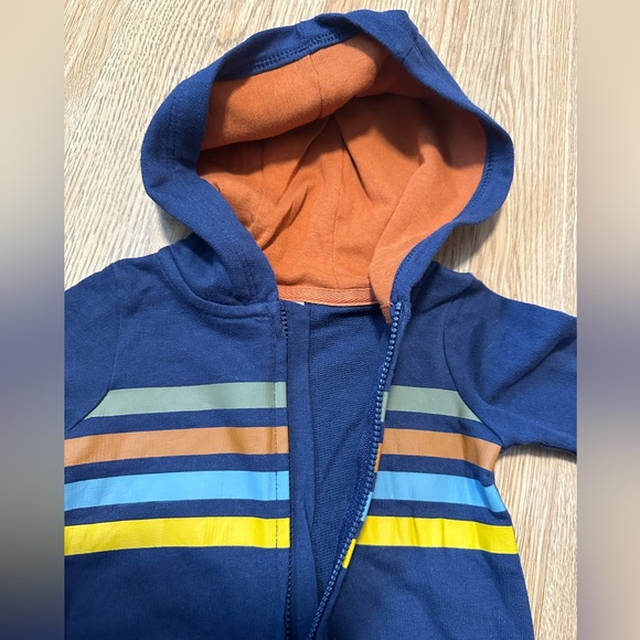 NWT Carters Full Zip Hooded Romper - Picture 2 of 6